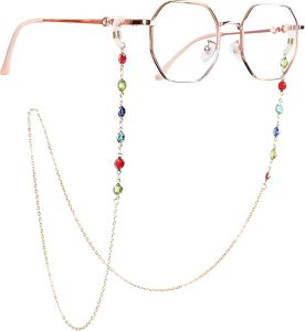 1/2pcs Ladies Eyeglass Chain Sunglasses Hanging Chain Beaded Eyeglass Chain Fashionable Eyeglass Chain
