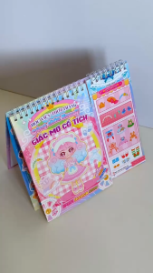 Sách - Sticker Học Viện Thời Trang Công Chúa Kawaii - Giấc Mơ Cổ Tích An Toàn Cho Bé Yêu - ABBOOKS