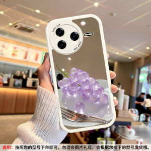 Redmi K90ProMax Phone Case Mirror Crystal Apple K70/K80 New Advanced K50 Makeup Mirror K60 Ultimate Version Soft Silicone Anti-Fall