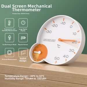 GREENER | Accurate Indoor Baby Humidity and Temperature Gauge
