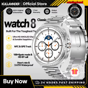 Watch 8 Ultra Classic GPS Compass NFC SmartWatch 46mm Version AMOLEL Rotating Dial BT Call 3ATM Waterproof Watch7 Upgraded Watch