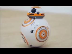 Star Wars BB8 หุ่นยนต์อัจฉริยะ ควบคุมได้ผ่านสมาร์ทโฟน พร้อมแสงและเสียง ส่งเสริมการเรียนรู้ แนะนำสำหรับเด็ก 4 ปีขึ้นไป