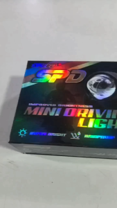 MOTORCYCLE MINI DRIVING LIGHT V2 SUPER BRIGHT WHITE/YELLOW