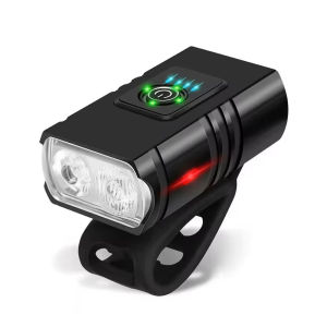 XIWANGFIRE | Đèn Xe Đạp LED Sạc USB Đèn Pha Trước Với Màn Hình Hiển Thị Năng Lượng Chống Nước Phụ Kiện Đạp Xe Cho Việc Đi Xe Ban Đêm
