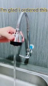 Wall Kitchen Sink Faucet Flexible 360 Degree Rotatable Two water Outlet Modes