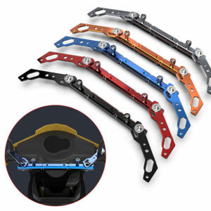 Red Durable Motorcycle Mirror Seat Multifunctional Extension Bar Balance Bar High Quality Portable Supplies Colorful