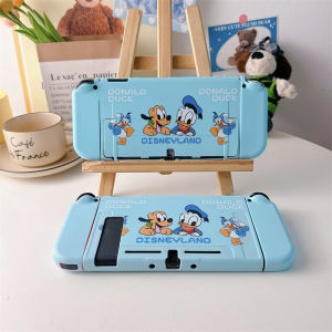 เป็ดการ์ตูนเคสสำหรับนินเท็นโดสวิตช์ OLED/Switch/Switch Lite เคสป้องกัน TPU แบบแยกเคสการ์ตูนป้องกันรอยขีดข่วนเคสนินเท็นโดสวิตช์ OLED/Switch Lite
