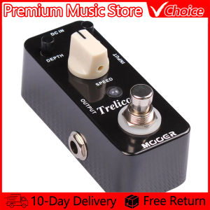 Mooer | MOOER Trelicopter Tremolo Classic Optical Guitar Effect Pedal Tremolo Pedal Electric Guitar Synthesizer Effector True Bypass