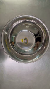 Thau chậu Inox bền bỉ sáng bóng nhiều kích thước 22cm đến 30cm