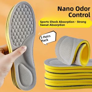Deodorizing Breathable Absorbent Sports Cushion Insoles