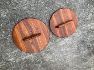 Tutup bak mandi bahan kayu jati asli