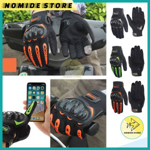 Sarung Tangan Motor Pria Dewasa Riding Tribe Touchscreen Kulit Batok Pro Rider Sporty Gloves FM