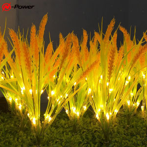 [In Stock] N-Power LED Solar Light Flower Lamp Garden Light Solar Waterproof Rapeseed Lawn Lamp Artificial Flower Outdoor Warm White Yard Lights Home Decor