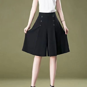 QIAOXIZI | Summer Lightweight High Waist Slimming Wide Leg Pants