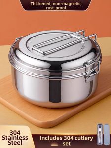 BAICHANG | Hộp Cơm Tròn Inox 304 Chất Lượng Thực Phẩm
