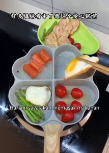 Panci Penggorengan Telur Pancake 5 Lubang Non Stick Frying Pans