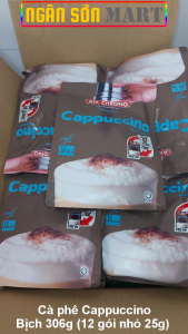 Cà phê Cappuccino Aik Cheong Malaysia - Bịch 306g (12 Gói x 25.5g)