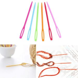 1Set(20PCs/Set) Multicolor Plastic Sewing Needles For Crafts Clothing Shoes DIY Kniting Needles Cusp Crochet Hooks