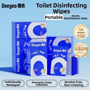 DEYOU | HPV Disinfecting Toilet Seat Cleaning Wet Wipes
