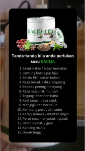 10.10 MegaSales - Aina Herb KACHA Susu 500g | Goat Milk with Probiotic Barley Chia Seed Stevia & Sacha Inchi