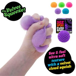 Schylling Fuzz Ball Series Soft Stress Relief Fidget Toy Fun Desktop Ornament Gift