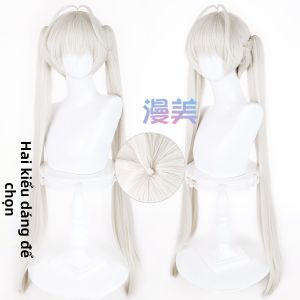 Manmei | Tóc Giả Cosplay Mùa Xuân Nishikaze Đuôi Ngựa Đôi Kẹp Mõm Hổ