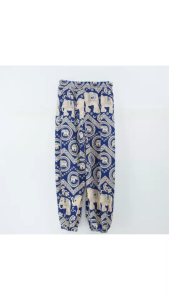 กางเกงลายช้าง (ผ้าไหมอิตาลี่) ใส่เบาสบาย ทิ้งตัวสวย สัมผัสพรีเมี่ยม