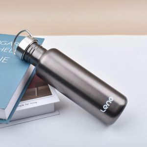 1PC 600/800ml Stainless Steel Sport Bottle Single Walled Water Cup Metal Flask Drinkware for Camping Sports Gym