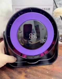 2025 Portable High-Speed Fan with 100 Adjustable Speeds HD Digital Display Night Light 360° Wide Area Screw Air Supply- Quiet Operation Long Battery Life Wall Mount or Desktop Use for Home Kitchen Office Indoor Outdoor Fan | Ergonomic Fan