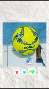 Bola Futsal Empuk Murah Molten Vantaggio asli size 4 untuk liga dewasa profesional plus 5 cone mangkuk