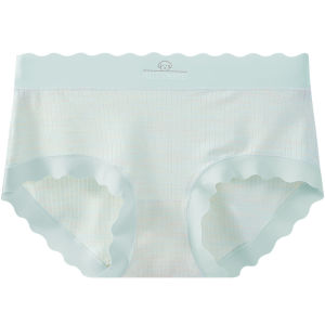 AIMO | กางเกงชั้นในผ้าไหมน้ำแข็งแบบสามเหลี่ยมสำหรับผู้หญิงเอ็มโอมอเดล 2025 กางเกงชั้นในไร้ตะเข็บแบบใหม่ป้องกันแบคทีเรียเอวกลางระบายอากาศได้ดี