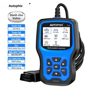 Công Cụ Chẩn Đoán OBD2 Autophix 7110 Dành Cho Volvo - Máy Đọc Mã Lỗi Tất Cả Các Hệ Thống Thiết Lập Lại Dầu DPF BMS SAS EPB SRS Máy Quét Ô Tô
