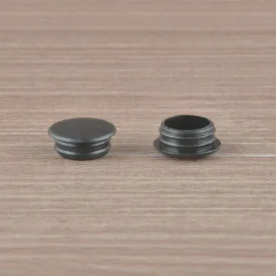 White PP Plastic Screw Hole Cover Tube Hole Plug Cap Nail Eye Decoration Cap 6/8/10 Thread Size Home Decor Tablecloth Foot Cover