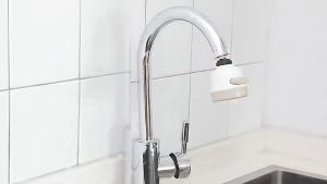 Dadidu Turbo Faucet Sprayer 360 Rotasi Sambungan Kran Hemat Air 3 Mode Spray