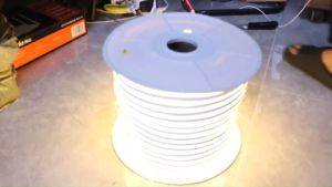 VcMall 50/100Meters Eye Protection LED Strip Light (With Free EU Plug)Waterproof Flexible Neon Light 8*16mm SMD2835 120 LEDs/M DIY Christmas Holiday Decoration Light Per 1M Can Be Cut Suitable For House Decoration