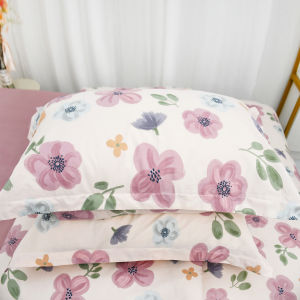 Áo Chăn Đơn 100% Cotton Nguyên Chất Kích Thước Lớn 74x48cm Cho Người Lớn Dùng Tại Nhà Hai Chiếc Một Cặp Chất Liệu Cotton
