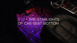 set 4 đen led sao rơi soi chân cho xe hơi xe tải đầu kéo nháy theo nhạc