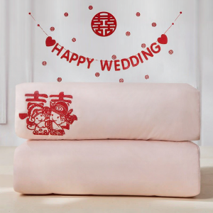 FUANNA (富安娜) | Chăn Bông Cotton Màu Đỏ Phù Hợp Với đám Cưới