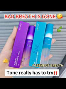 EvoSnow Blueberry Antibacterial Oral spray/Oral Freshening spray /Long-lasting Freshening Bad Breath Kissing Artifact Gentle/Blueberry Flavor....