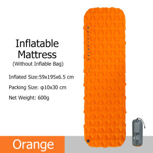 NatureHike | Naturehike FC10 Đệm Ngủ Bơm Hơi Siêu Nhẹ Đơn Ngoài Trời Thảm Cắm Trại Đi Bộ Di Động Nệm PVC Nhẹ