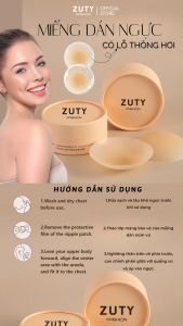 Miếng Dán Ngực Thông Hơi Siêu Mỏng ZUTY Fashion Chất Liệu Silicon An Toàn Thích Hợp Đa Dạng Phong Cách Thời Trang