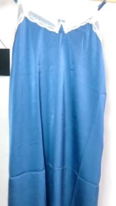 Violet Baju Tidur Wanita Renda V-Neck Piyama Satin Sutra Wanita Split Stylish 1226