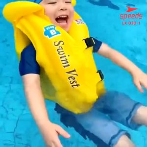 SPEEDS Swim Vest Size M L XL Jaket Pelampung Rompi Renang Anak Step ABC Pool 020-1