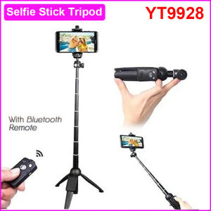 Yunteng YT9928 Tripod Monopod Selfie Stick Long Extendable with Bluetooth Wireless Remote Shutter Control Phone Clip Holder，Compatible with All Cellphones