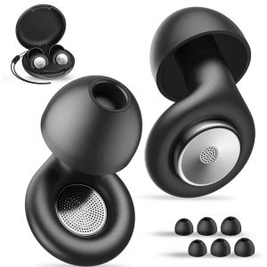 45-49dB Noise Blocking Sleeping Ear Plugs Soft Liquid Silicone Anti Snoring Earplugs Portable Storage Box For Sleep Travel