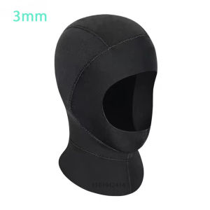 Diving Hood 3mm Neoprene Wetsuit Hood Durable Stretchable Cap for Snorkeling Kayaking Surfing Canoeing Water Sports Swim Cap