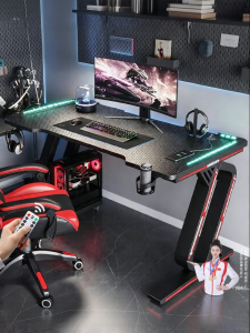MUYISHENG | Modern Minimalist Carbon Fiber Gaming Desk