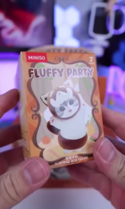 (จุ่มเดี่ยว/ยกBox)(📍พร้อมส่งในไทย) กล่องสุ่ม Miniso FLUFFY PARTY
