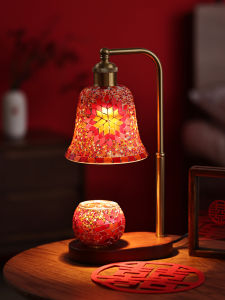YILI DECO | Wedding Gift Red Vintage Scented Table Lamp