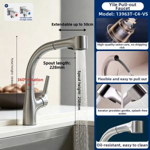 Kohler | Pull-out Dual Mode Hot & Cold Rotatable Kitchen Faucet
